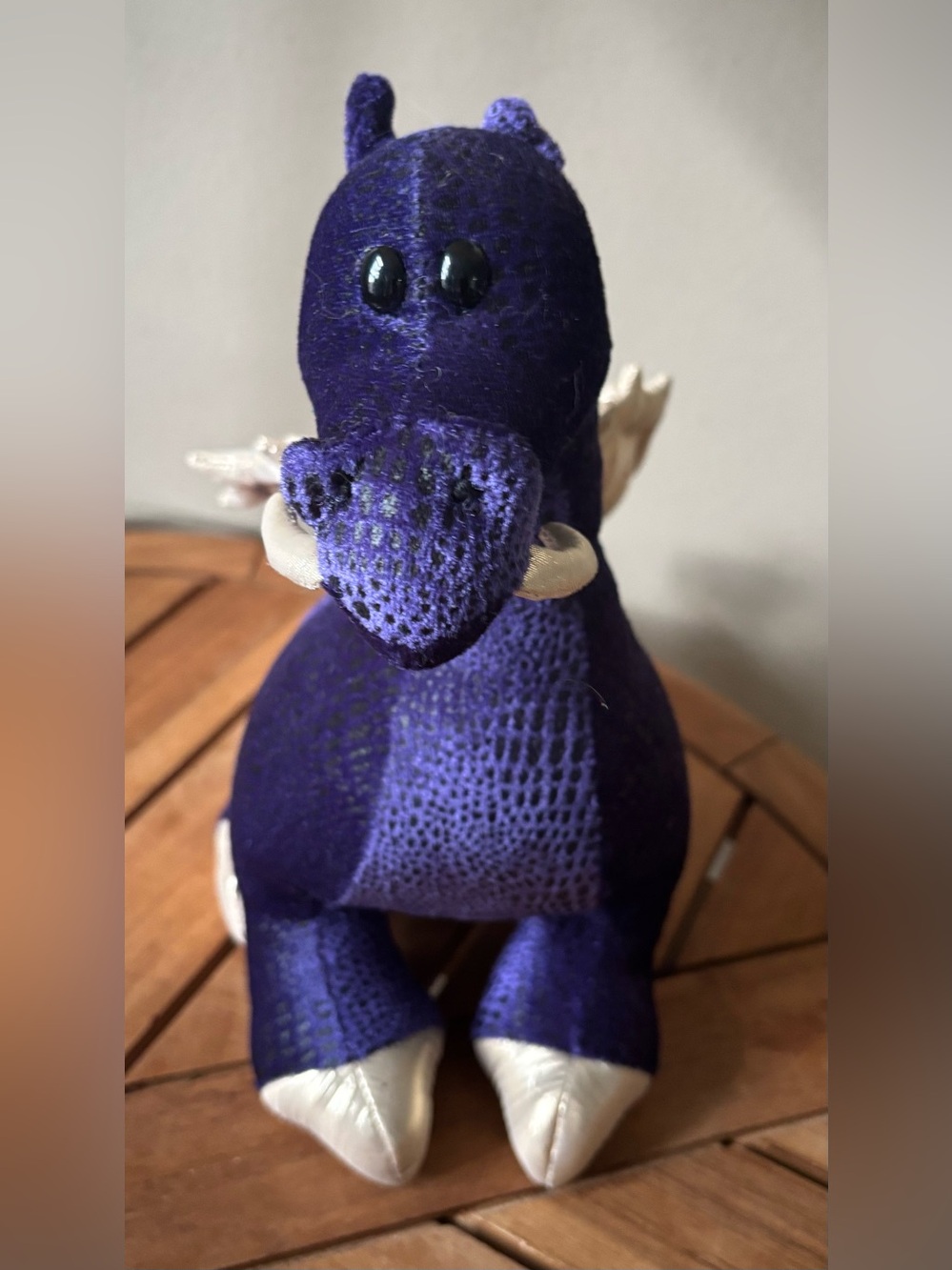 GUND Purple & Gold Plush Dragon Brimstone Stuffed Animal Toy 10”x10”